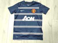 T-shirt granatowy Dri-Fit Nike Manchester United, rozmiar 128-134