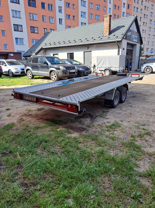 Wynajem lawety przyczepy