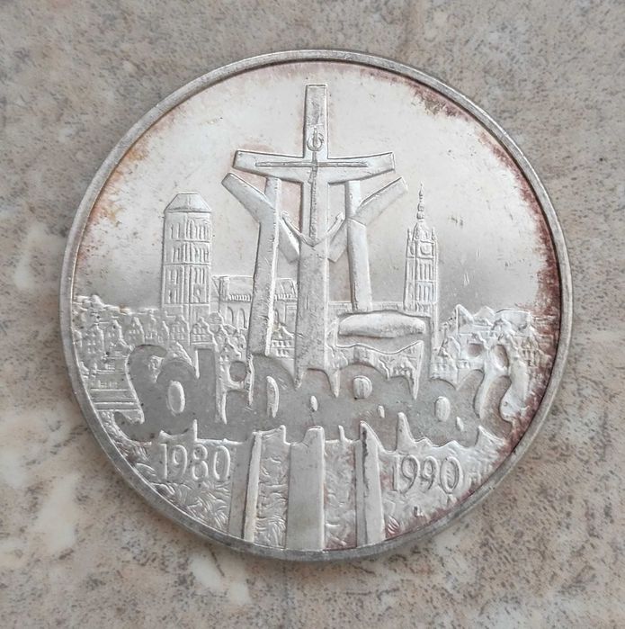 moneta Solidarność 100.000zł (1990)