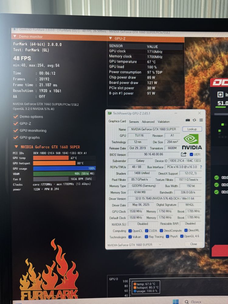 Комлект I3 10100F / H470M / 16GB / GTX1660S