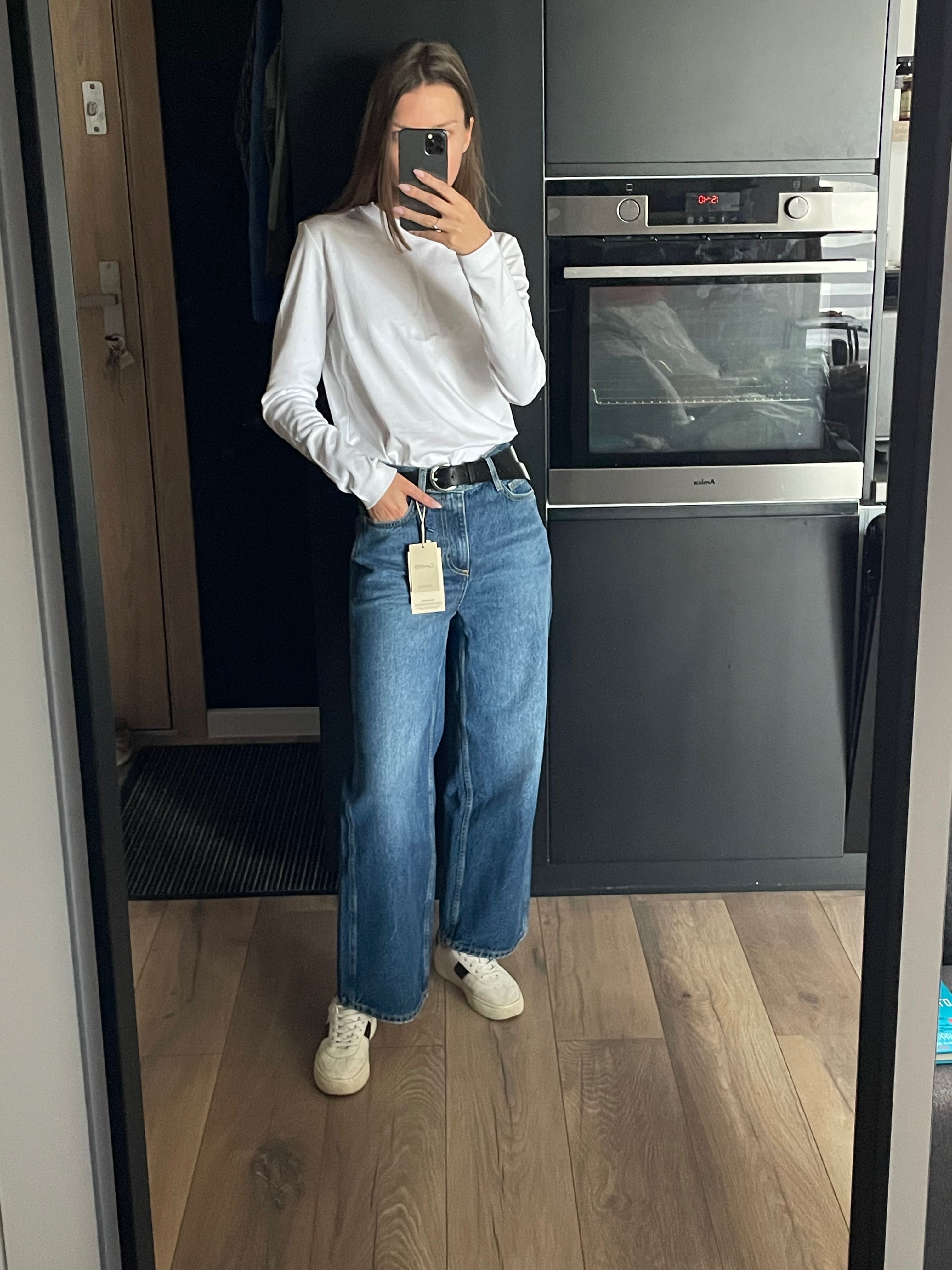 Широкі джинси Mango, розмір 34