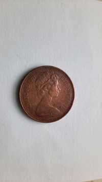 Moneta kolekcjonerska brytyjska z 1971r