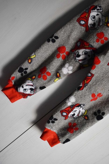 Spodnie piżama 98 104 polarowe Psi Patrol ciepłe pluszowe długie zimow