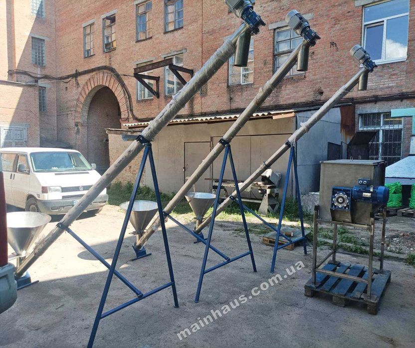 конвеєр шнековий навантажувач гвинтовий нepжcтaль A1S1-304