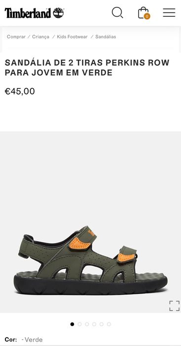 Sandálias Timberland novas 34