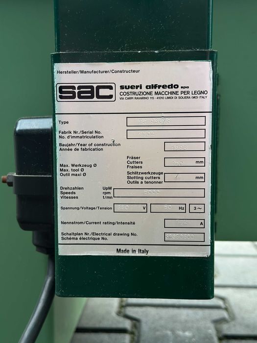 Strugarka, heblarka SAC FS 430.S blat 4 metry (1406)