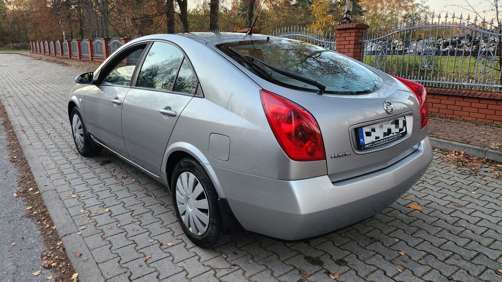 Nissan Primera P12 2003 rok 1.8 Benzyna Salon Polska Bezwypadkowy