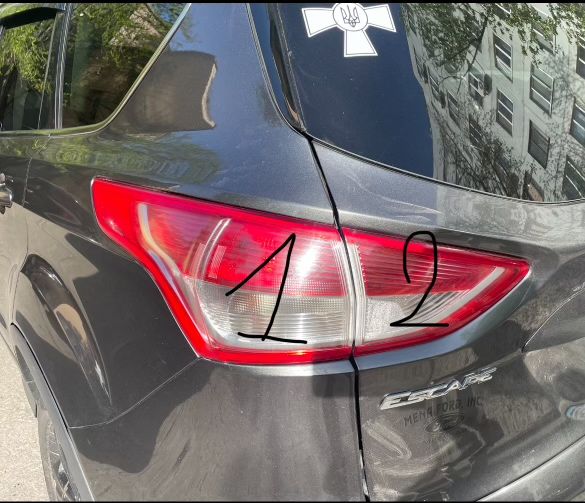 Фара Ford escape 2016