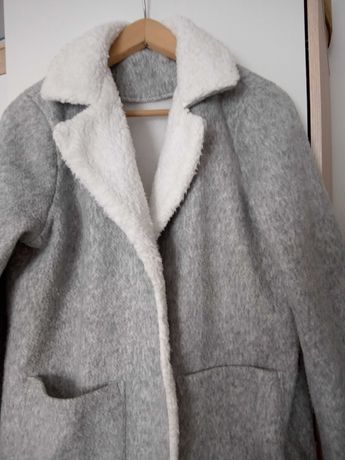 Płaszcz zimowy ciepły XL