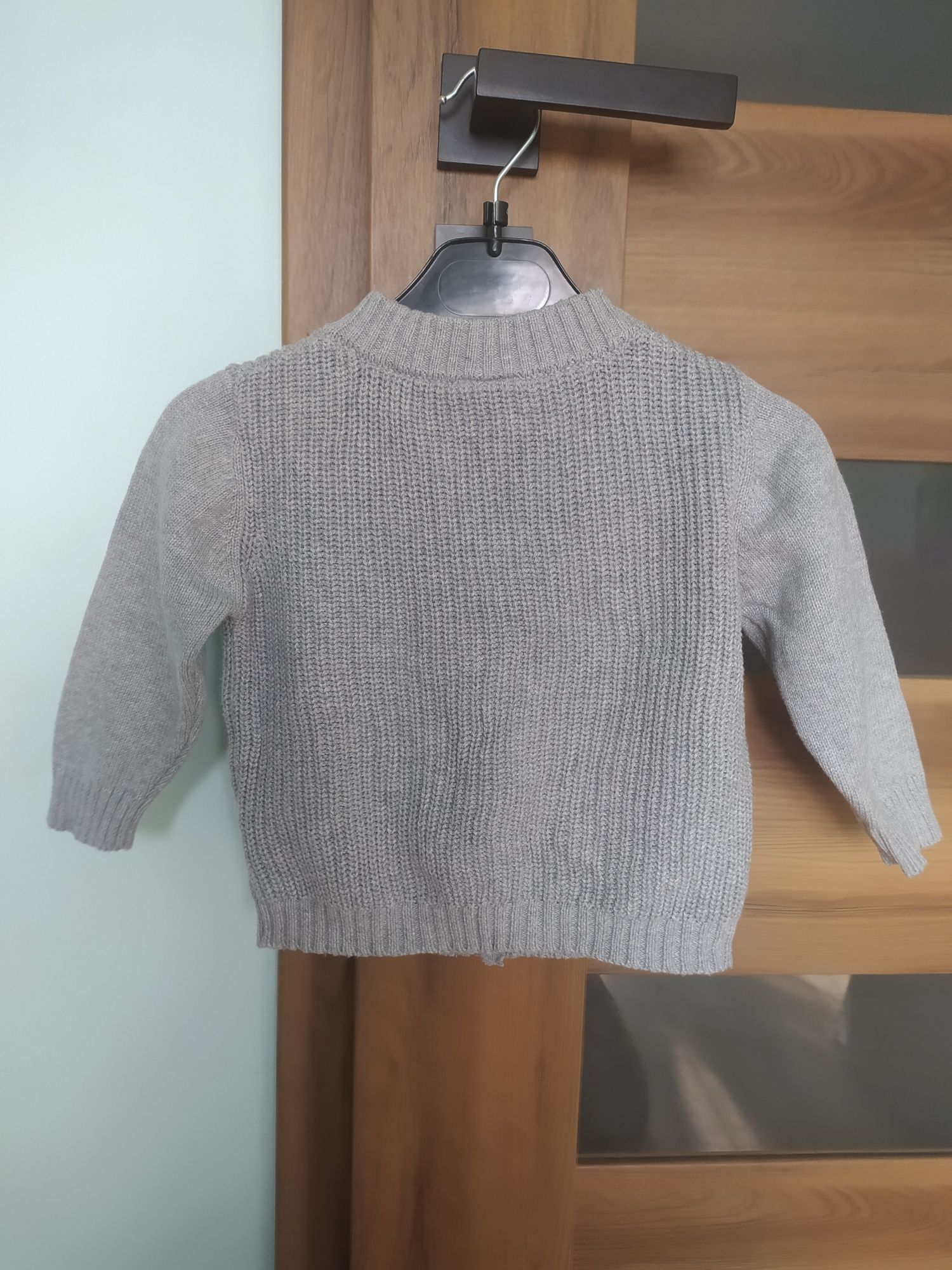 Sweter rozpinany zapinany na suwak bluza bawełniany 86