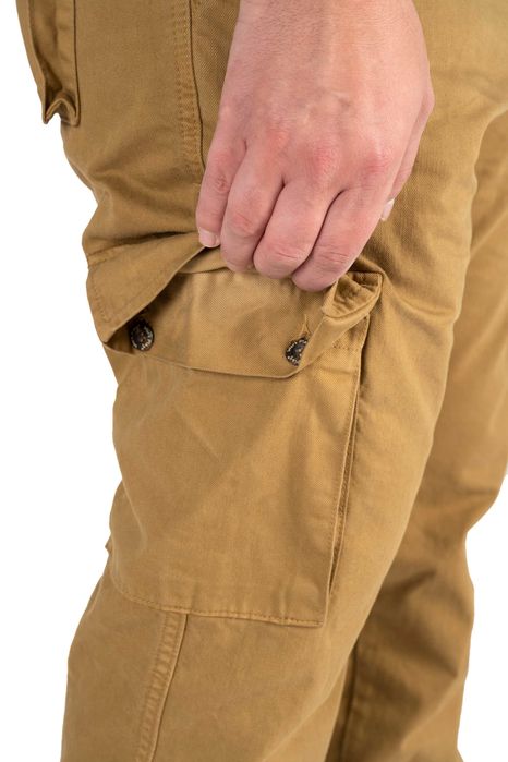 Calças "Cargo" em algodão de alta qualidade