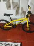 Bicicleta bmx amarela Scott vol-x40