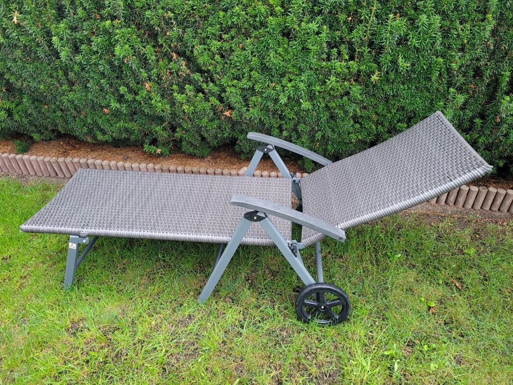 Leżak orodowy na kółkach livarno technorattan super cena!
