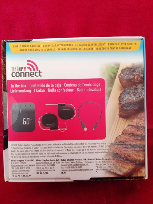 Termometr Weber Connect Smart Grilling Hub 3202 Dwie sondy