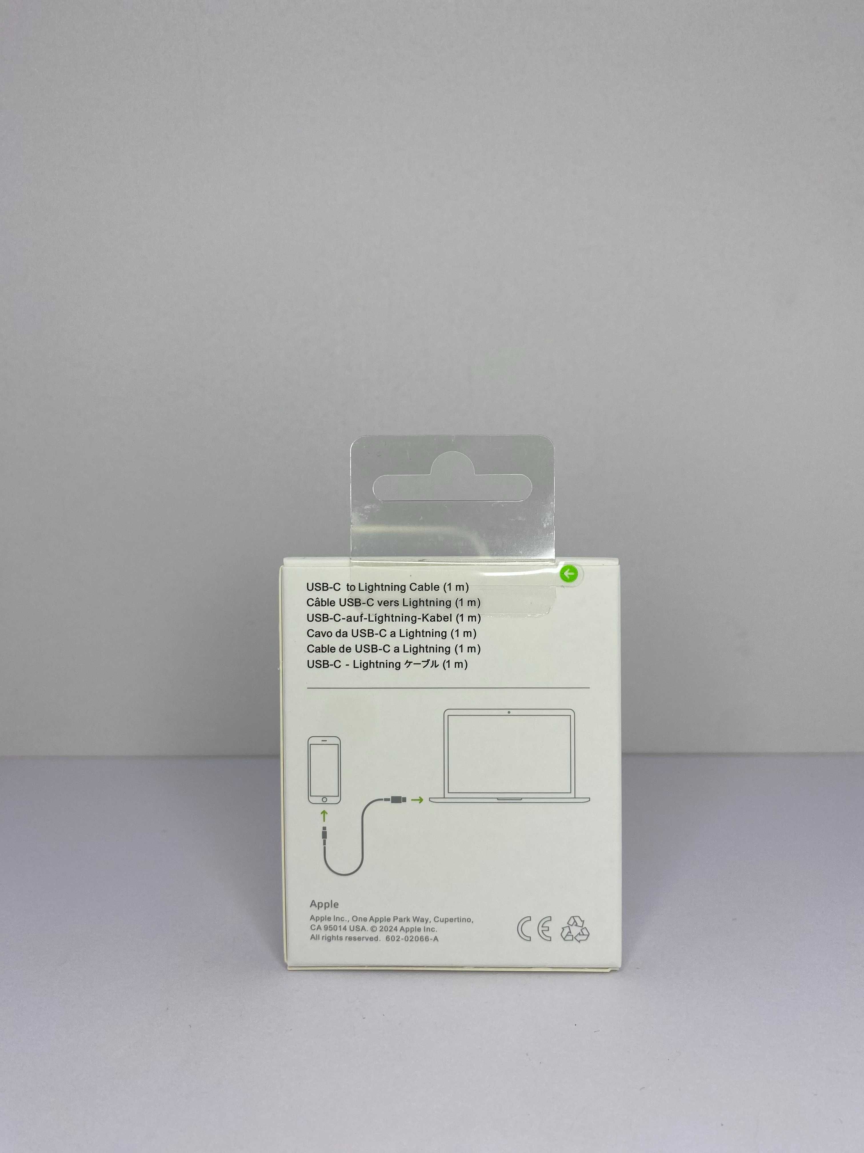 Apple швидкісний кабель USB-C to Lightning 1m шнур