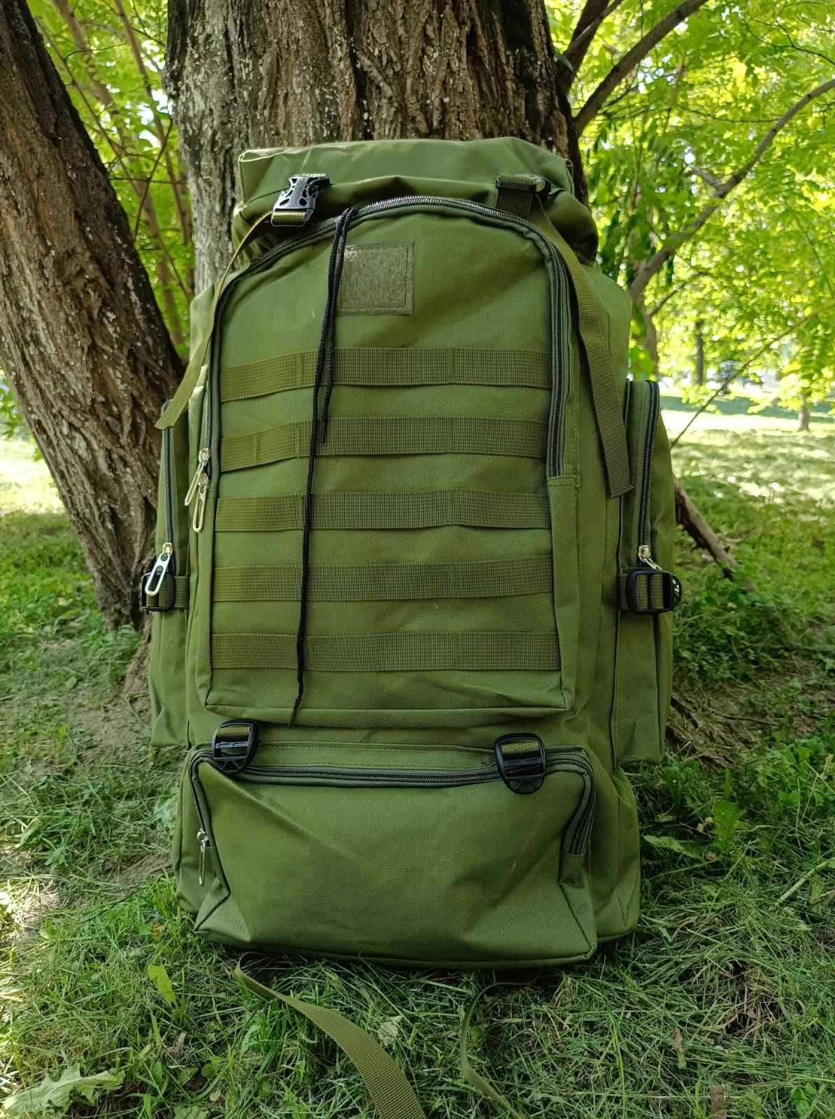 Вместительный армейский рюкзак 70 л, рюкзак хаки