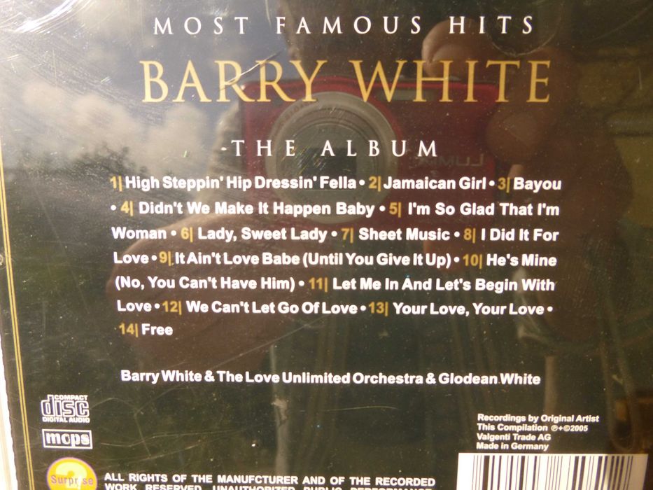CD - Barry White - The Album - Most Famous Hits - (2 CD's)
