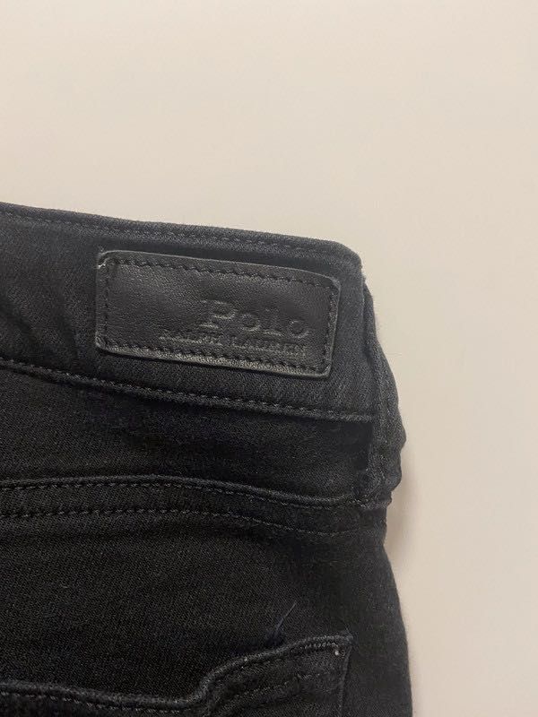Spodnie jeansy czarne skinny rurki Polo Ralph Lauren