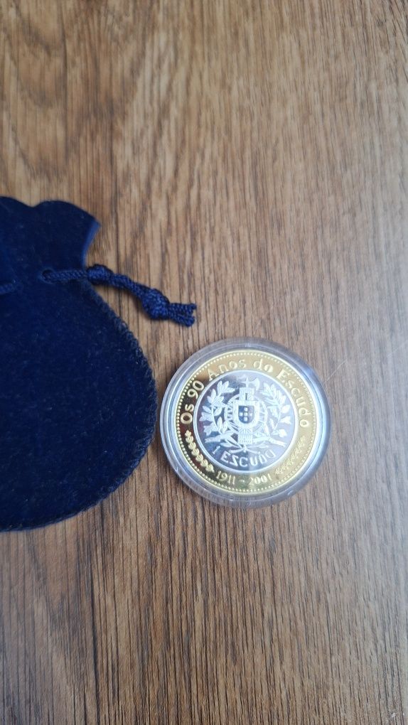 Moeda Os 90 Anos do Escudo