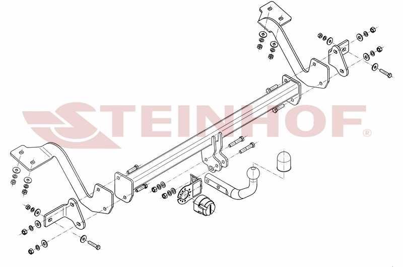 HAK holowniczy + moduł 7 pin do Peugeot Partner II Citroen Berlingo II