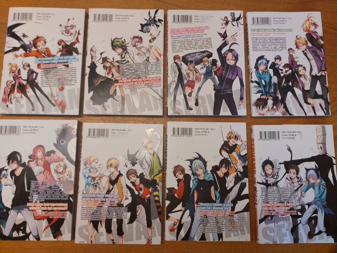 Mangi "Servamp" tomy 1-8