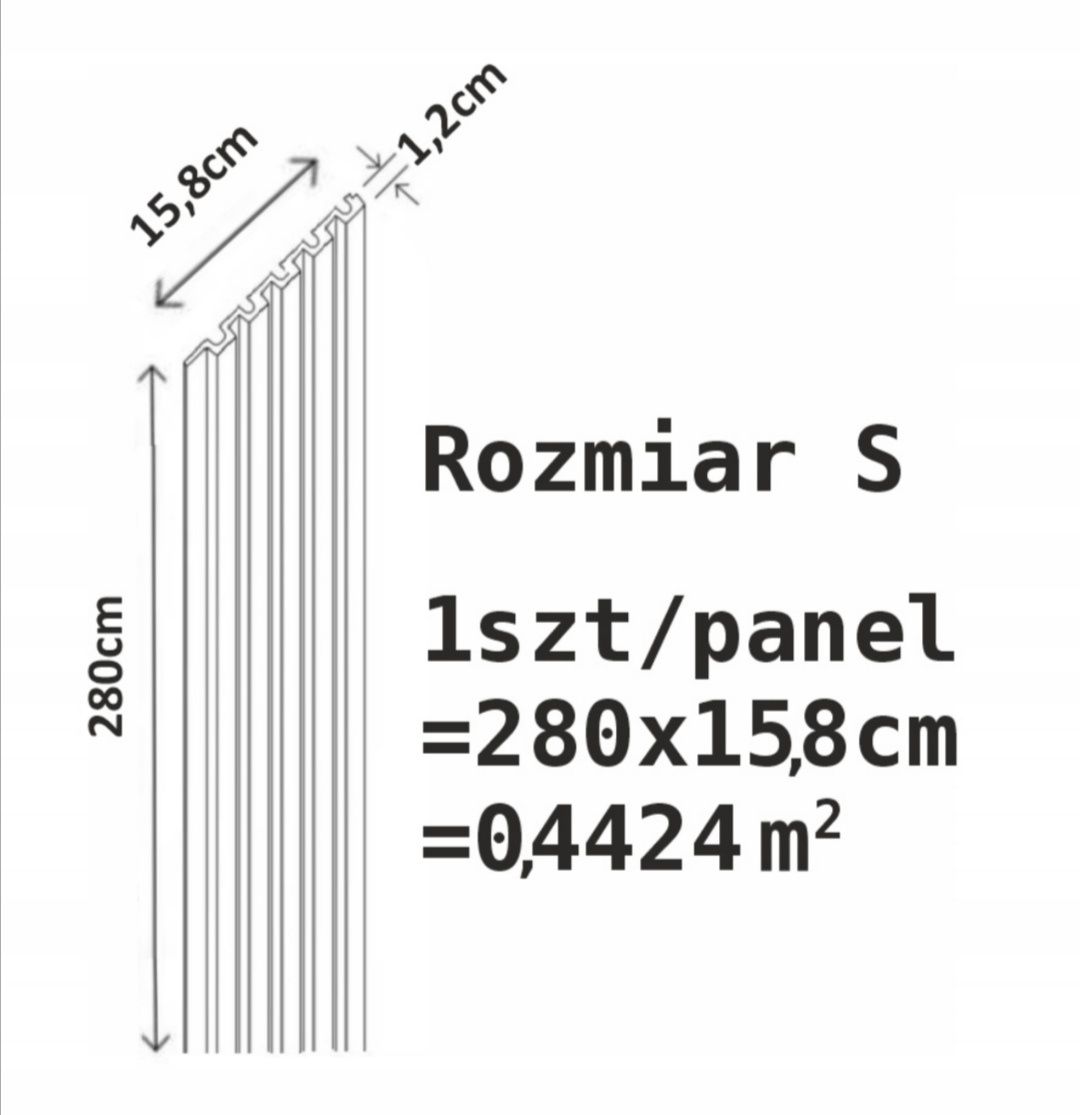 Sprzedam lamele długość 280