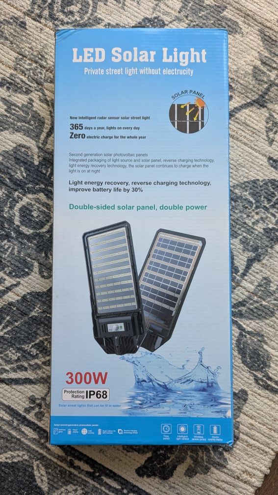 Led lampa solarna uliczna Nowa