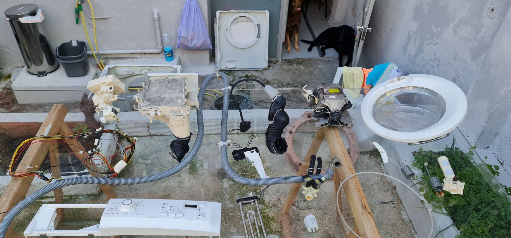 Peças para lava roupas Electrolux.