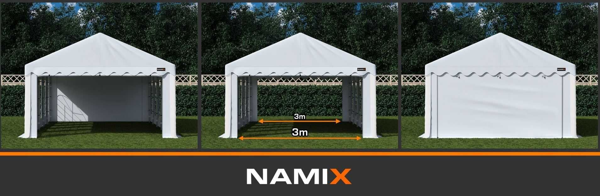 Namiot BASIC 4x8 imprezowy handlowy ogrodowy eventowy PE 240g/m2