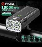 Luz bicicleta com função powerbank
