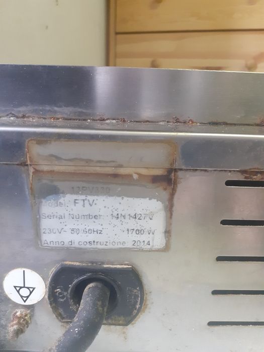 Placa grelhador vitroceramica dupla, 200€