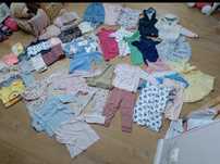 Paka ubrań dla dziewczynki 50 szt r. 80/86 Zara Cool Club Disney c&a