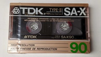 TDK SA-X 90 1987 uszkodzona folia 10szt