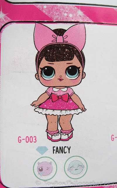 LOL SURPRISE dolls GLITTER FANCY baby mini laleczka brokatowa 003