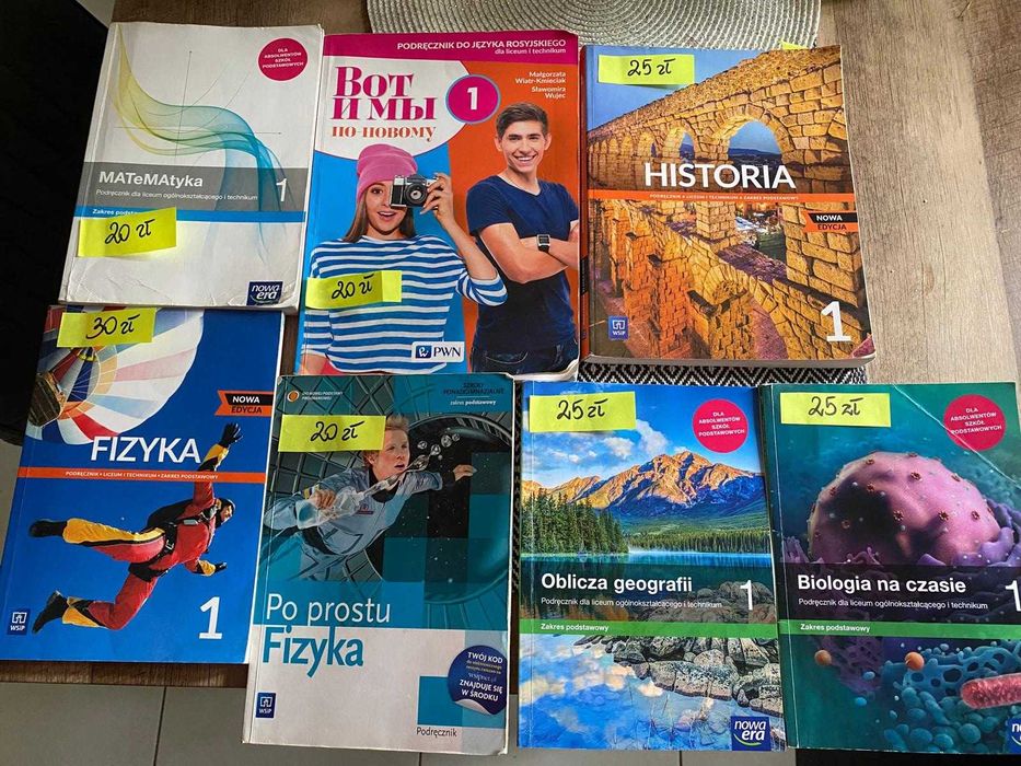 Podręczniki do liceum