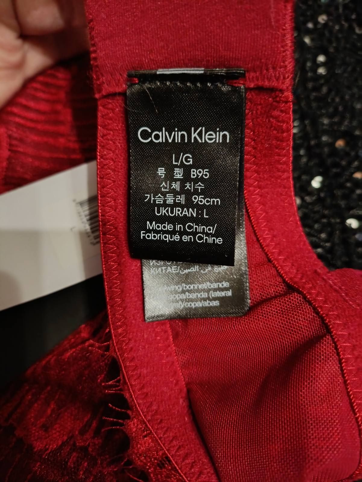 Бюстгальтер Calvin Klein triangle