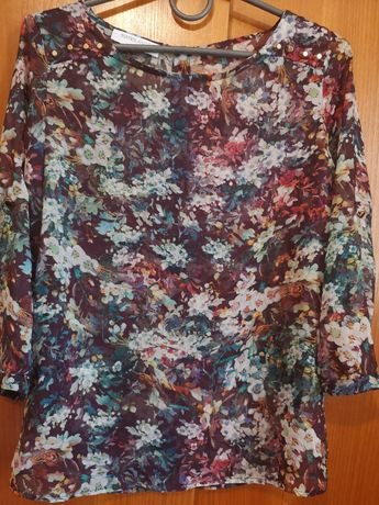 Шапка женская весенняя, нежная шифоновая блуза размер 44