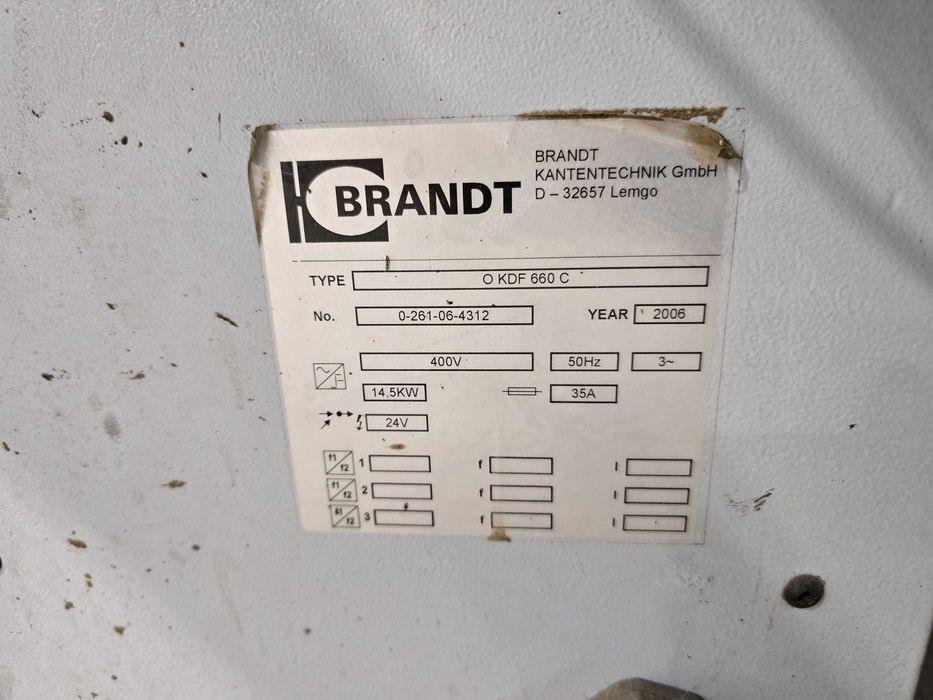 Orladora BRANDT (HOMAG)  KDF 660 C