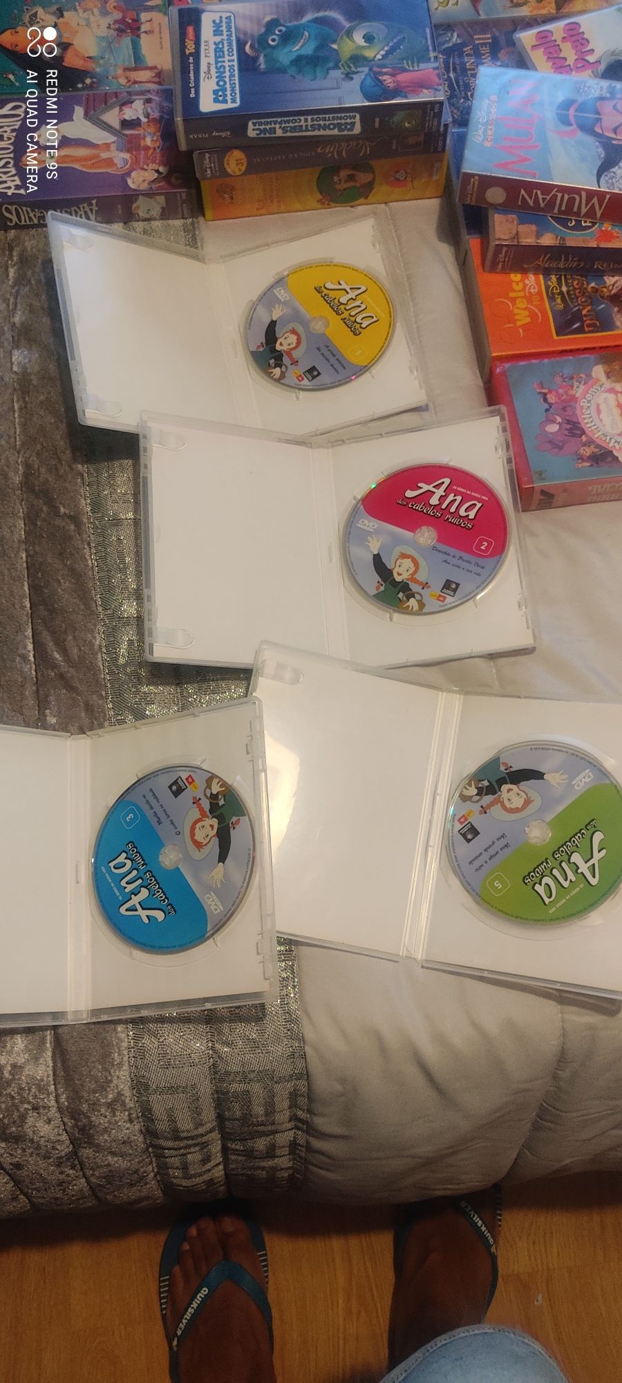Lote 4 DVDs Ana dos Cabelos Ruivos,1,2,3, e 5