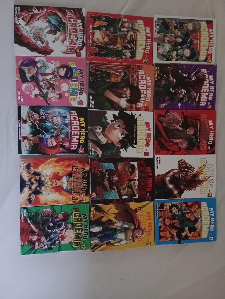 My Hero Academia mangi 8-22