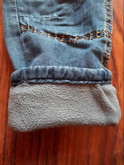 Spodnie jeansowe ocieplane Zara 5-6lat