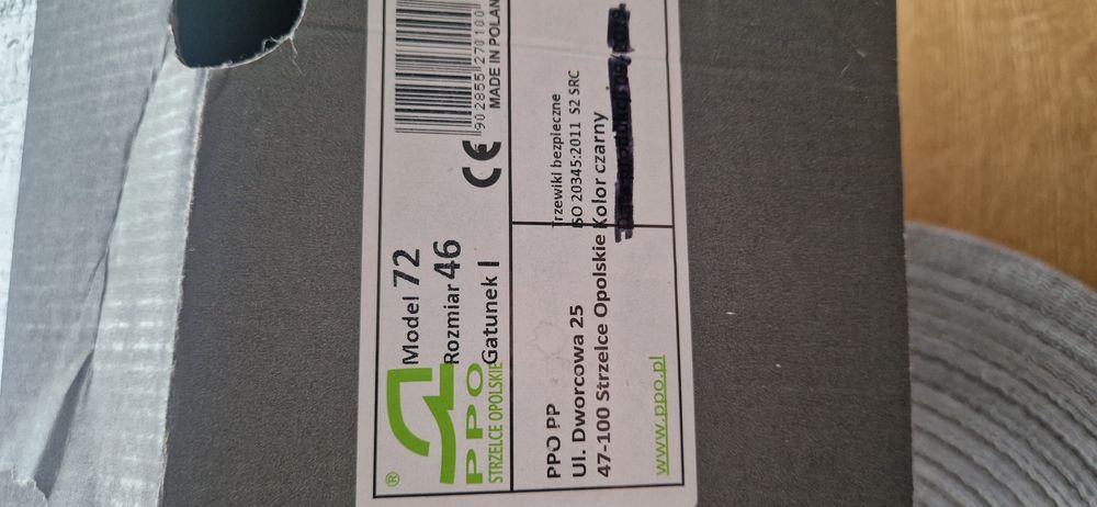 Buty Robocze PPO Strzelce Opolskie model 72.  roz46
