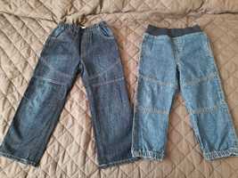 spodnie jeansowe rozmiar 104 2 pary
