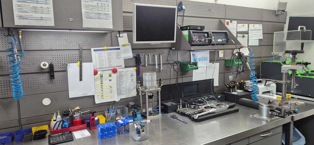 Bosch 3 etap - stanowisko regeneracji wtryskiwaczy Bosch