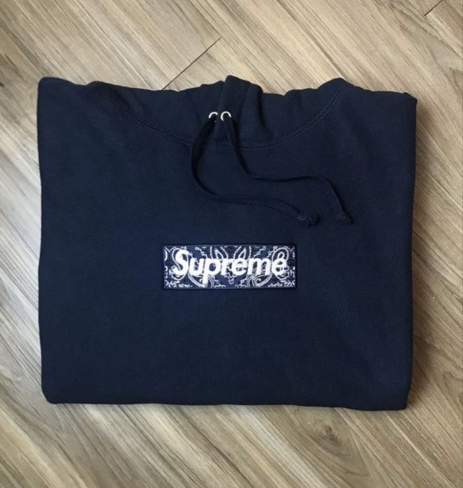 Supreme bandana box logo hoodie