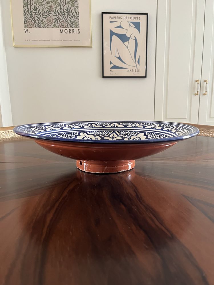 Ogromna misa/talerz dekoracyjny ceramiczny lata 60te z Yestersen