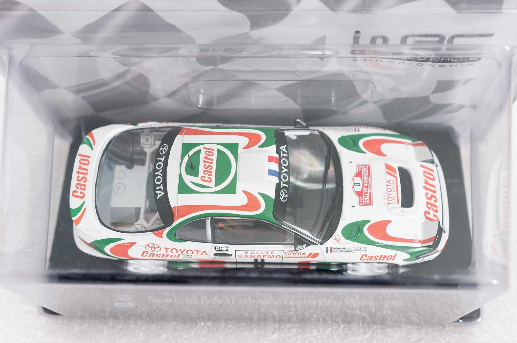 TOYOTA CELICA TURBO ST185 1:24 Hachette WRC 1994 Didier Auriol