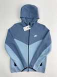 Акція! Зіп Худі NikeTechFleece блакитно-синє (S) Нове з бірками