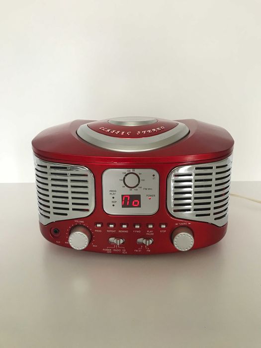 Ретро Бумбокс Auna RCD-320  CD-плеєр FM AUX Німеччина (10027419)