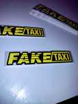 Naklejka decal wlepy faketaxi fake taxi hub driver hunter sticker